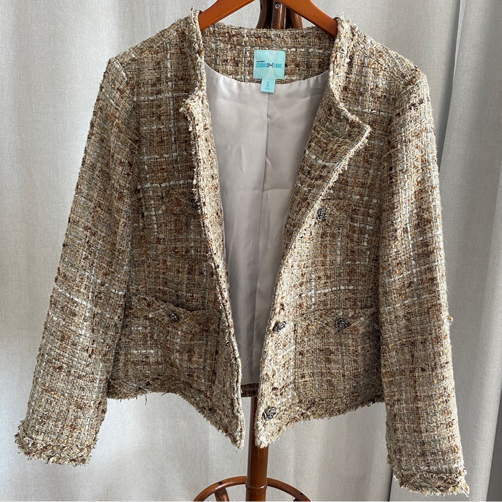Tweed Chic Wool Jacket - Picture 7 of 9